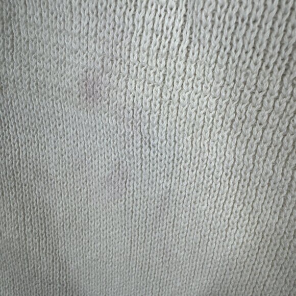 Slazenger Golf Tennis Sweater V Neck Preppy Men XL Purple Cream Cotton - Picture 4 of 6